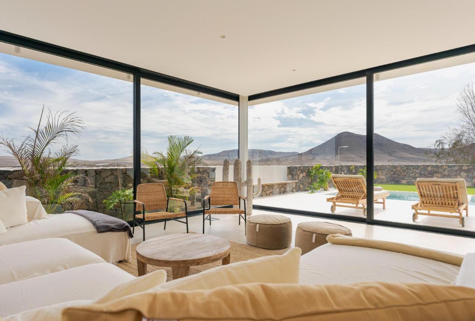 Villa Calma, Vistas A Volcanes Y Atardecer Lajares Esterno foto
